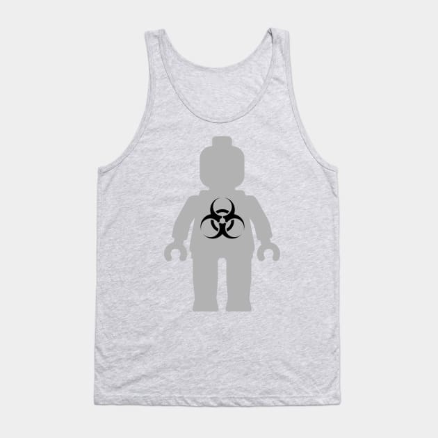 Minifig with Radioactive Symbol Tank Top by ChilleeW